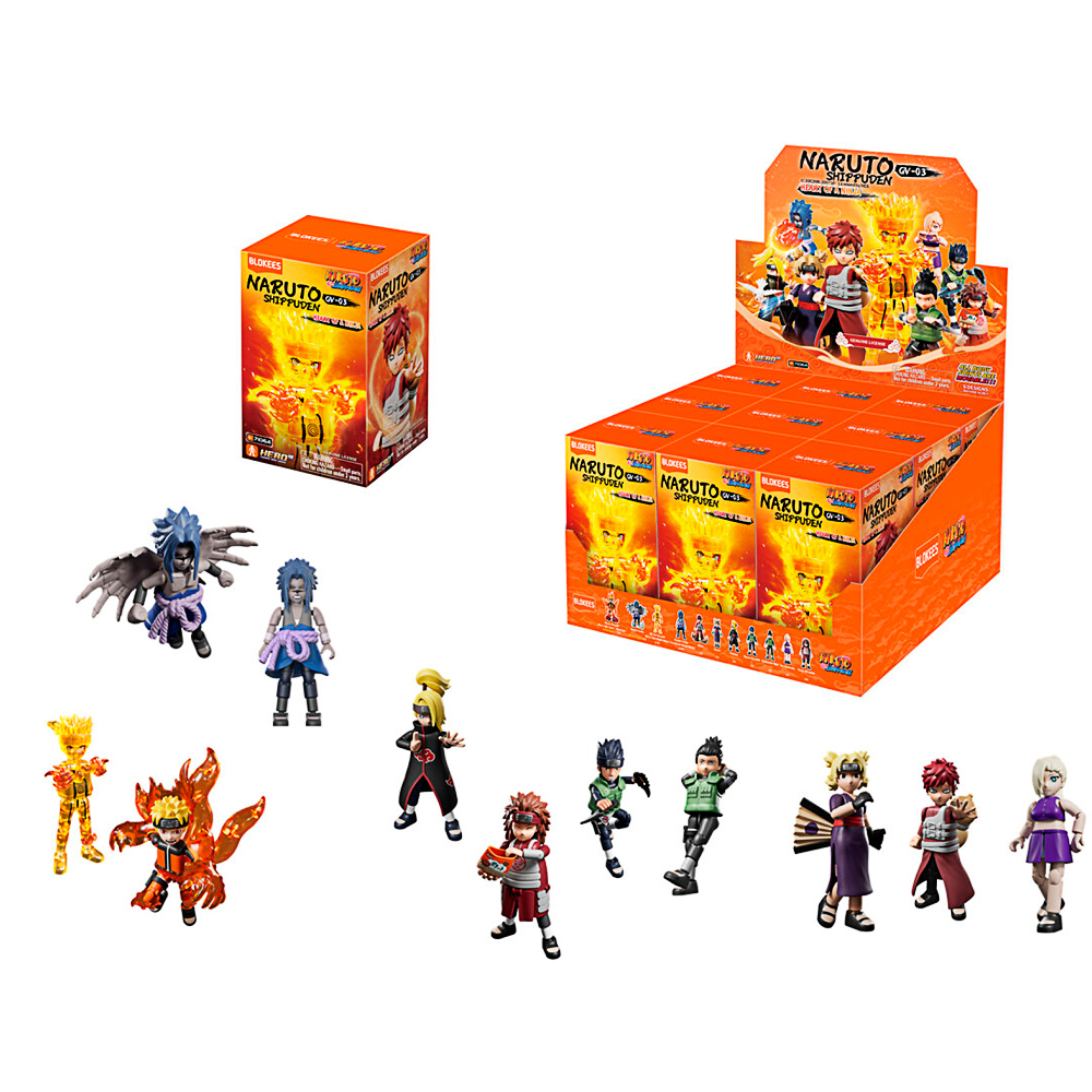 Figuren, Ninjutsu, Baukasten, Figurenset, Feuer