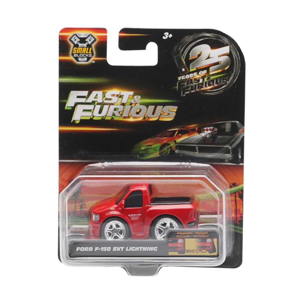 Dickie Toys, Fast & Furious Small Blocks 1:43, 1999 Ford F150 SVT Lightning