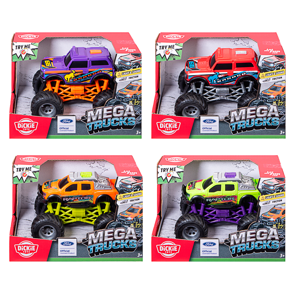 Dickie Toys, Mega Monster, 4fach sortiert