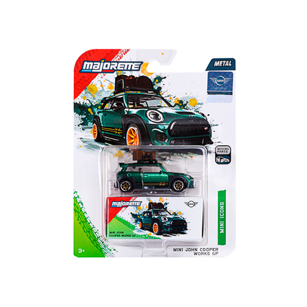 Majorette, Mini Deluxe Cars, John Cooper Works Grün