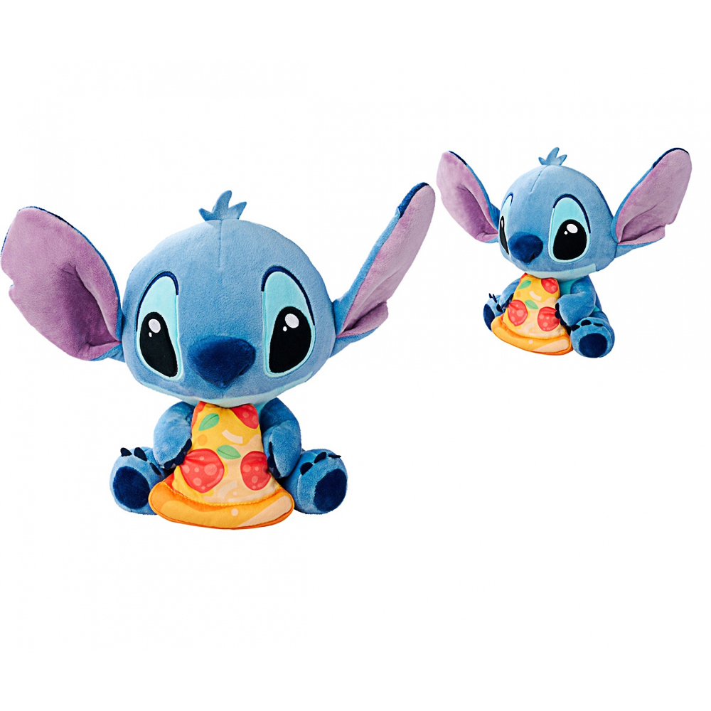 Simba, Disney Stitch mit Pizza, ca 25 cm Simba, Disney Stitch mit Pizza, ca 25 cm