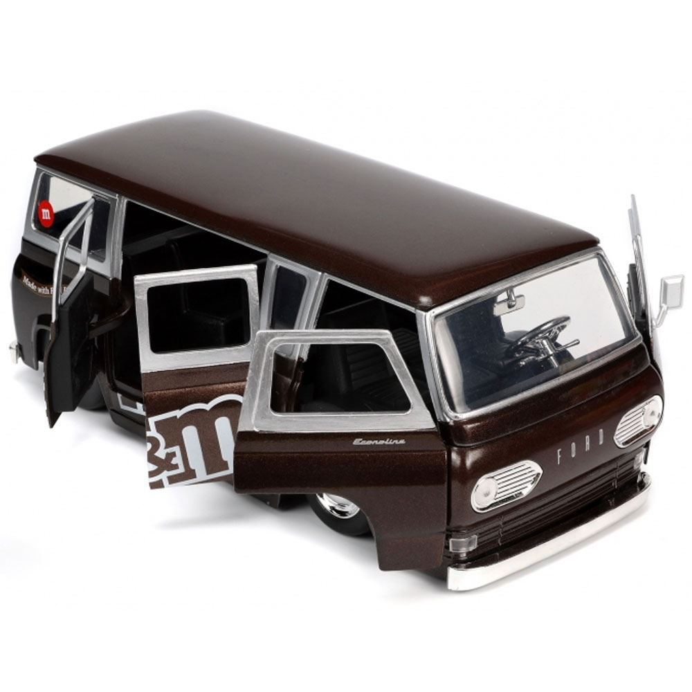 Jada_M-Ms_Red_1965_Ford_Econoline_Van_1-24_03 Produkt Abbildung Jada_M&Ms_Red_1965_Ford_Econoline_Van_1-24_03.jpg