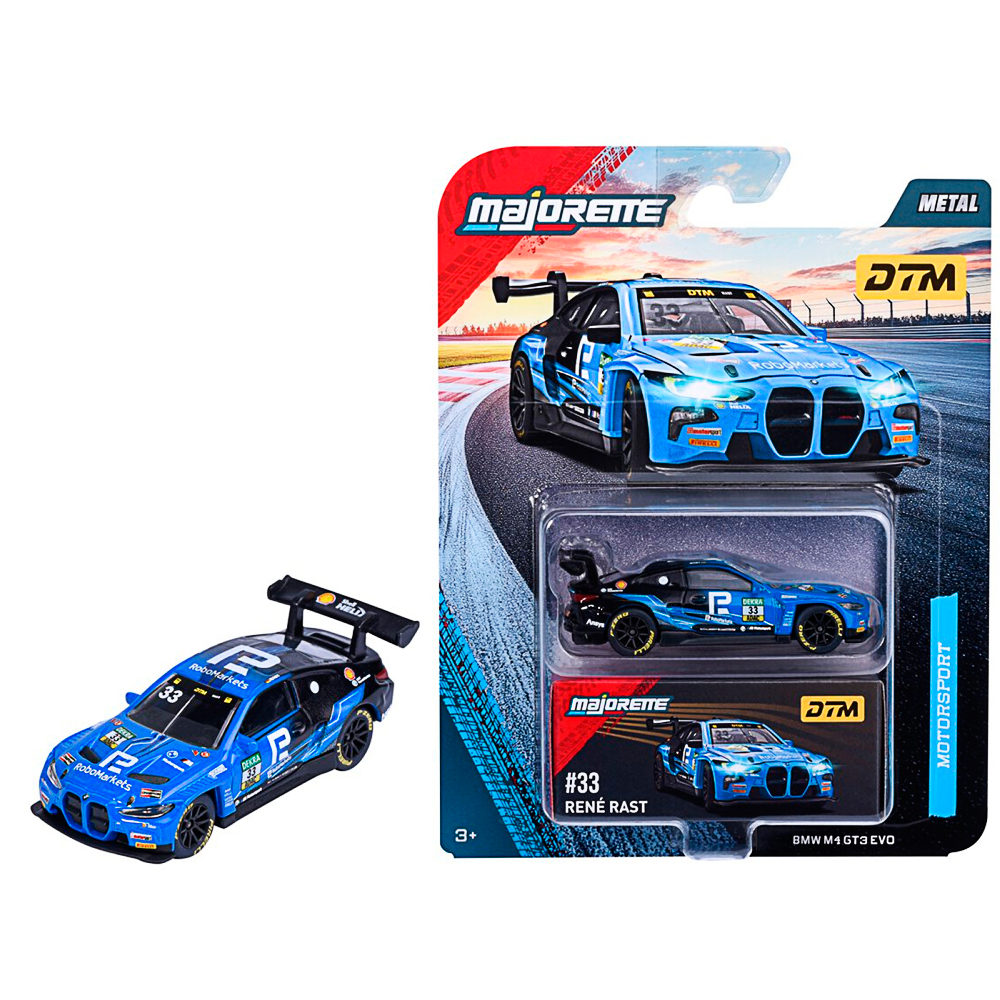 Majorette, Motorsport DTM Deluxe Cars, BMW M4 GT3 EVO (blau)