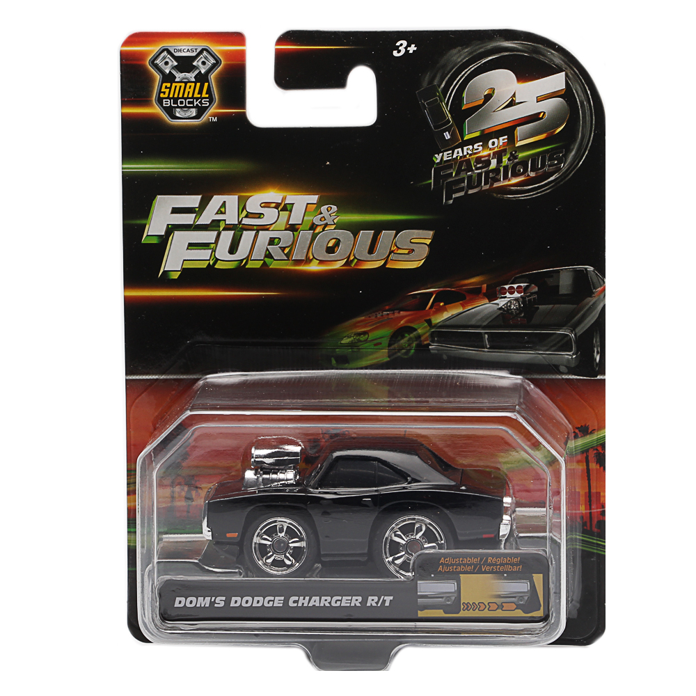 Dickie Toys, Fast & Furious Small Blocks 1:43, 1970 Dodge Charger