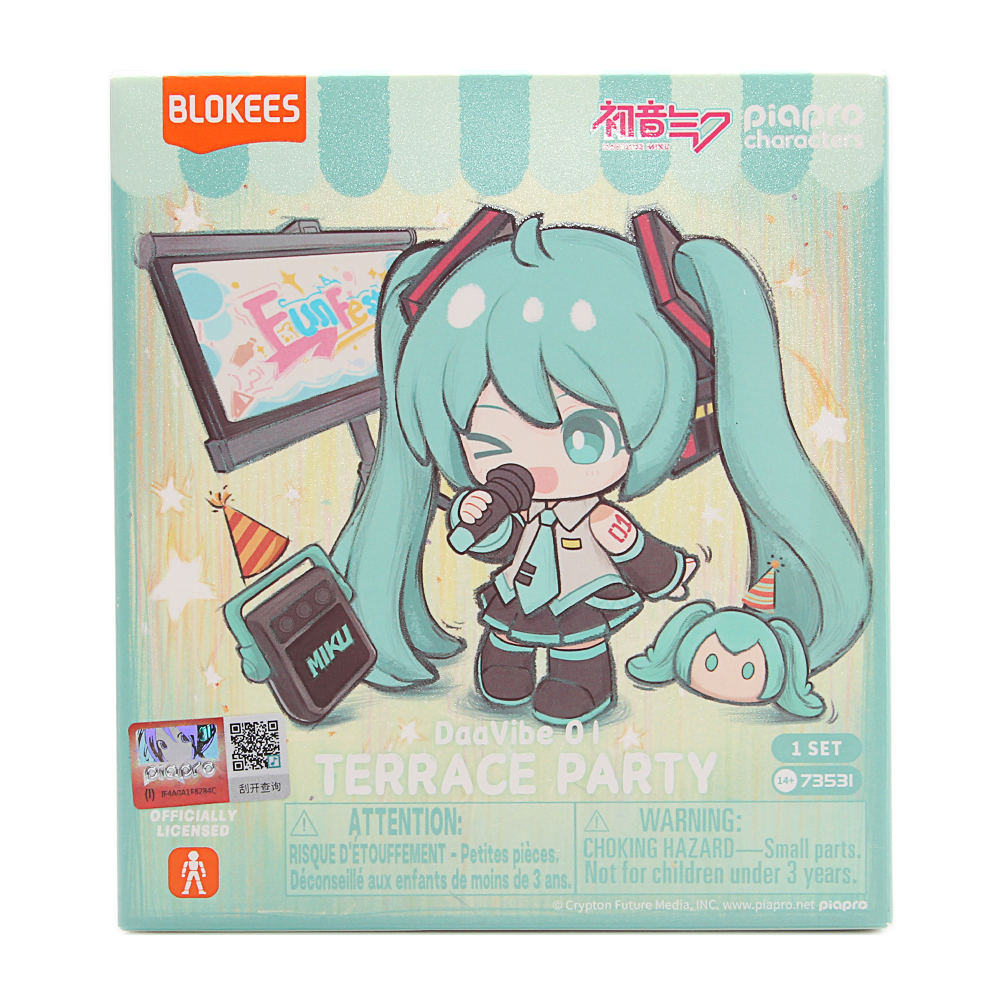 Chibi-Figur, Hatsune Miku, Terrace Party, Mintgrün, Anime-Artikel