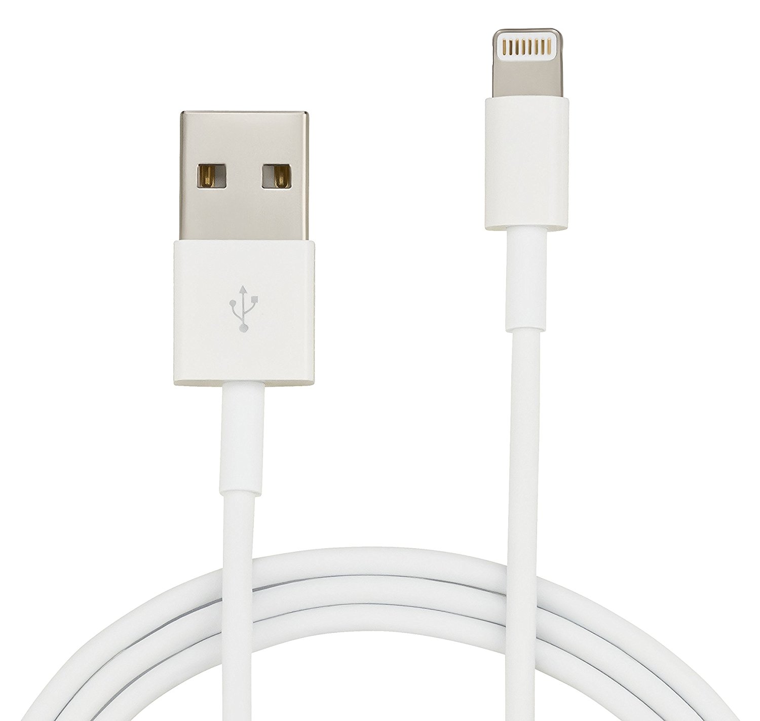 Lightning auf USB Ladekabel, 1 m, Apple MD818ZM/A, weiß (iphone 5 5s 5c se 6 6s 7 6 plus 6s plus 7 plus)