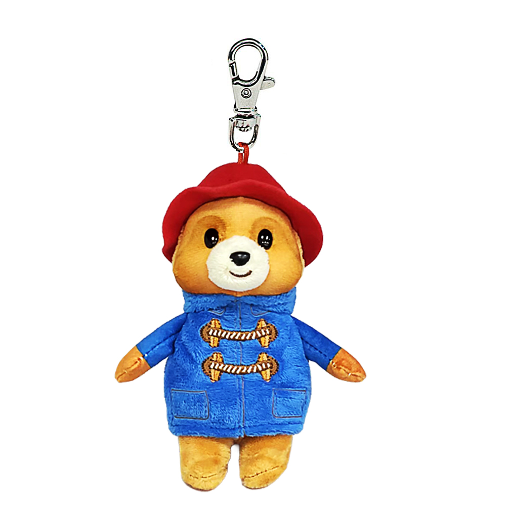 Plüschfigur, Schlüsselanhänger, Teddy, Blauer Mantel, Roter Hut