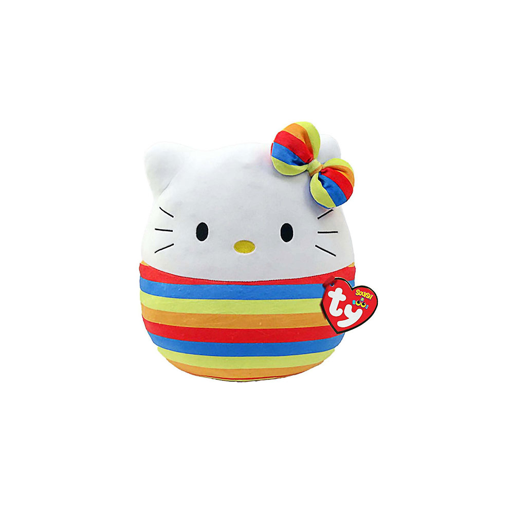 Ty Squish-a-Boo's, "Hello Kitty Rainbow", unterschiedliche Größe