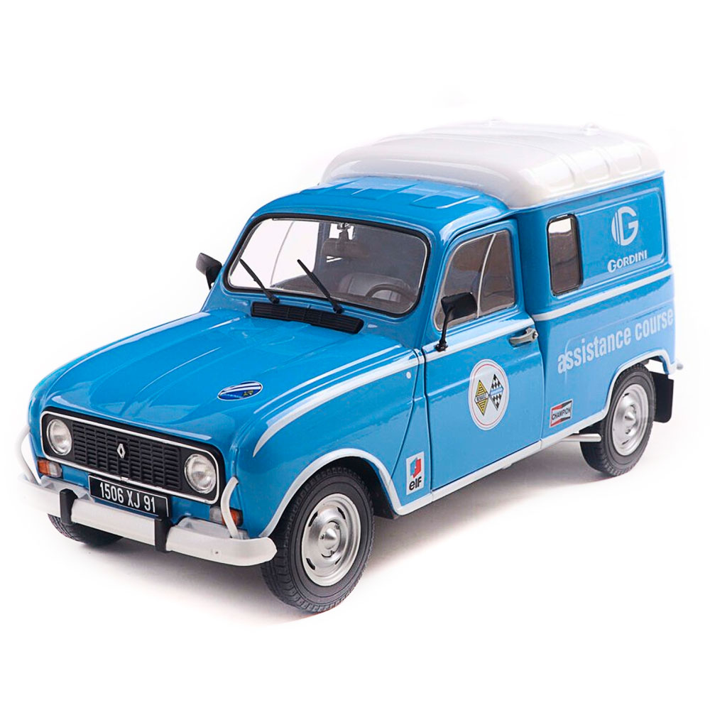 Solido, Renault 4LF4 GORDINI SERVICE blau,  1:18