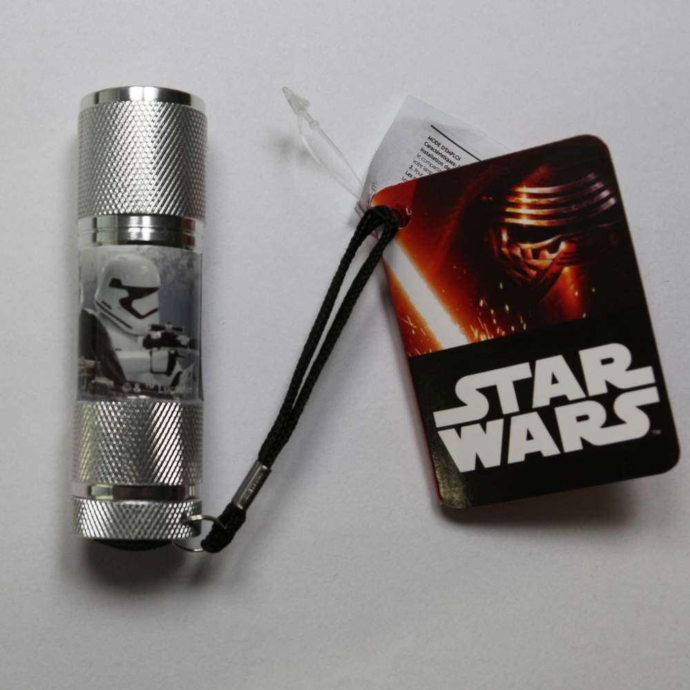 029790 Star Wars "Stormtrooper", LED Taschenlampe, silber