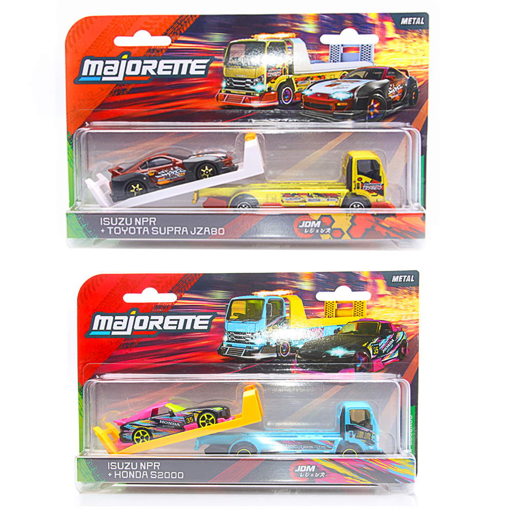 Majorette , JDM Legends Tuning Transporter, 3fach sortiert