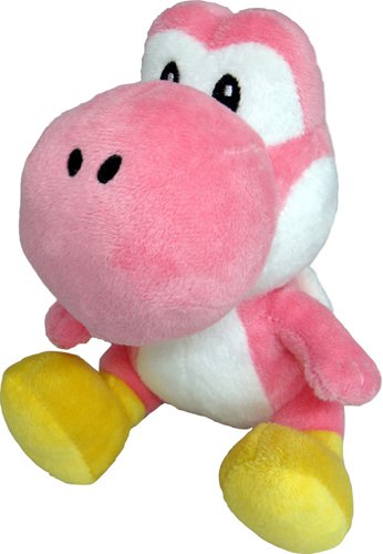 Plüschfigur - Yoshi - pink  16cm