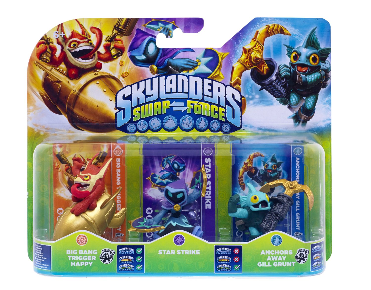 SKYLANDERS SWAP FORCE Triple Pack C (3 Figuren)