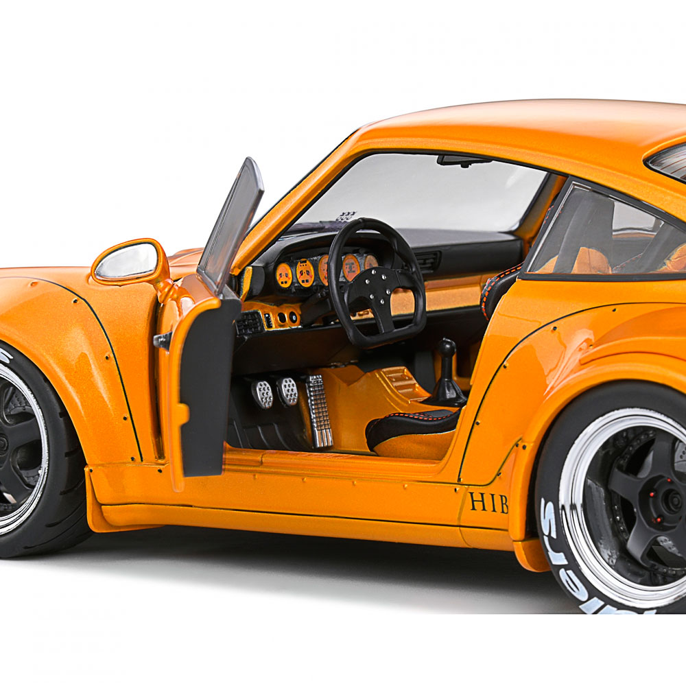 Solido, Porsche RWB 964 HIBIKI orange, 1:18