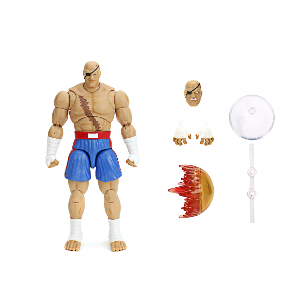 Jada, Street Fighter II Sagat 7,5" Figure Jada, Street Fighter II Sagat 7,5" Figure