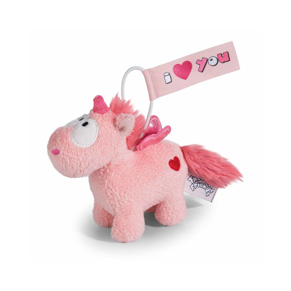 Nici Einhorn Theodor in Love,mit Loop, ca 11cm