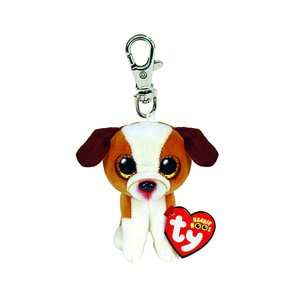 TY Beanie Boos Clip, "Hugo", Hund, ca 10 cm.