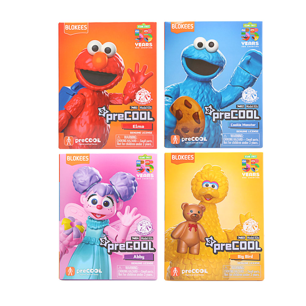 Dickie Toys, Blokees Figures, Sesamstraße, 4fach sortiert
