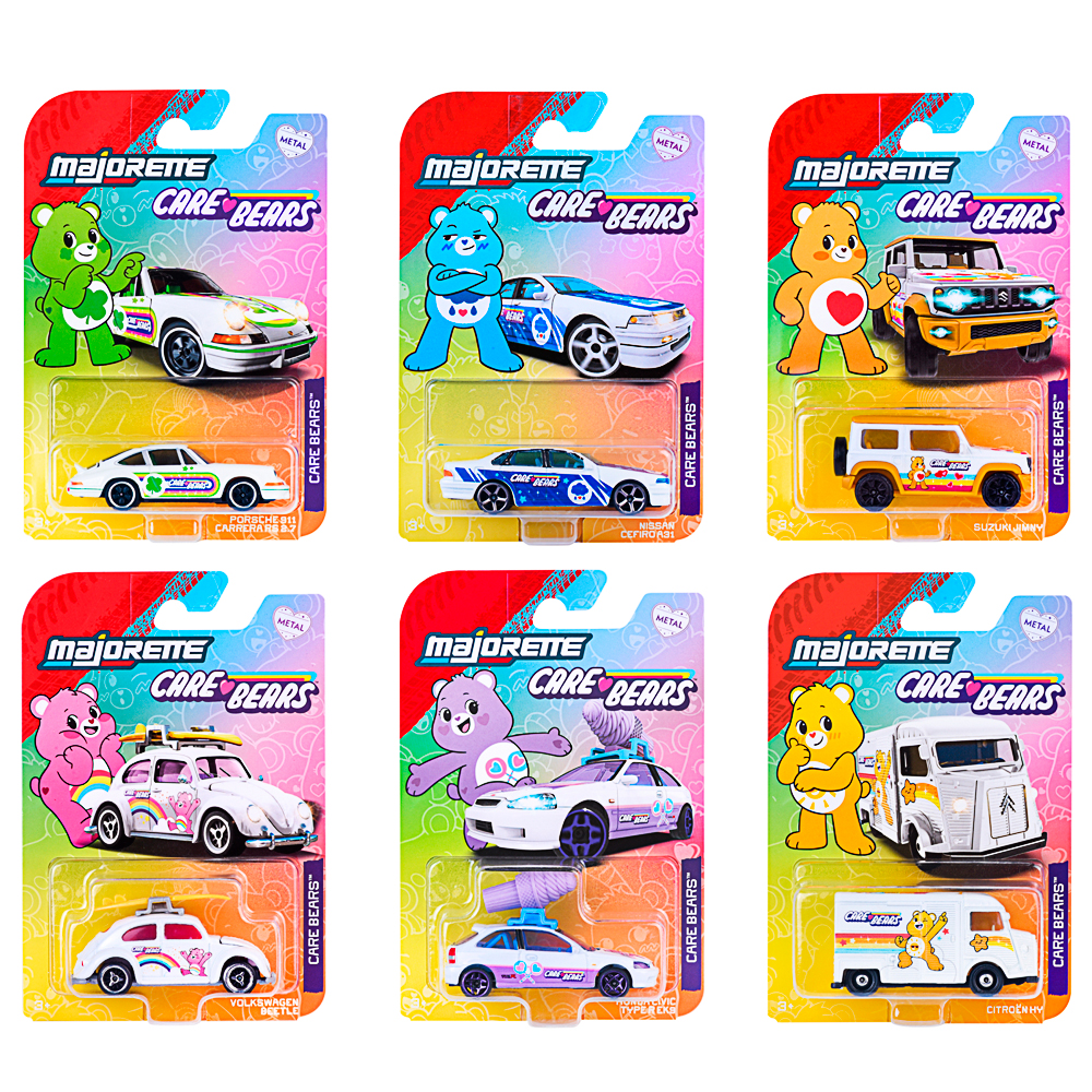 Spielzeugauto, Bärenfigur, Autosammlung, Kinderspielzeug, Karosserie-Design