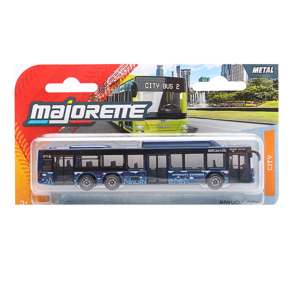 Majorette, City MAN Bus,  MAN Lion's City C, blau
