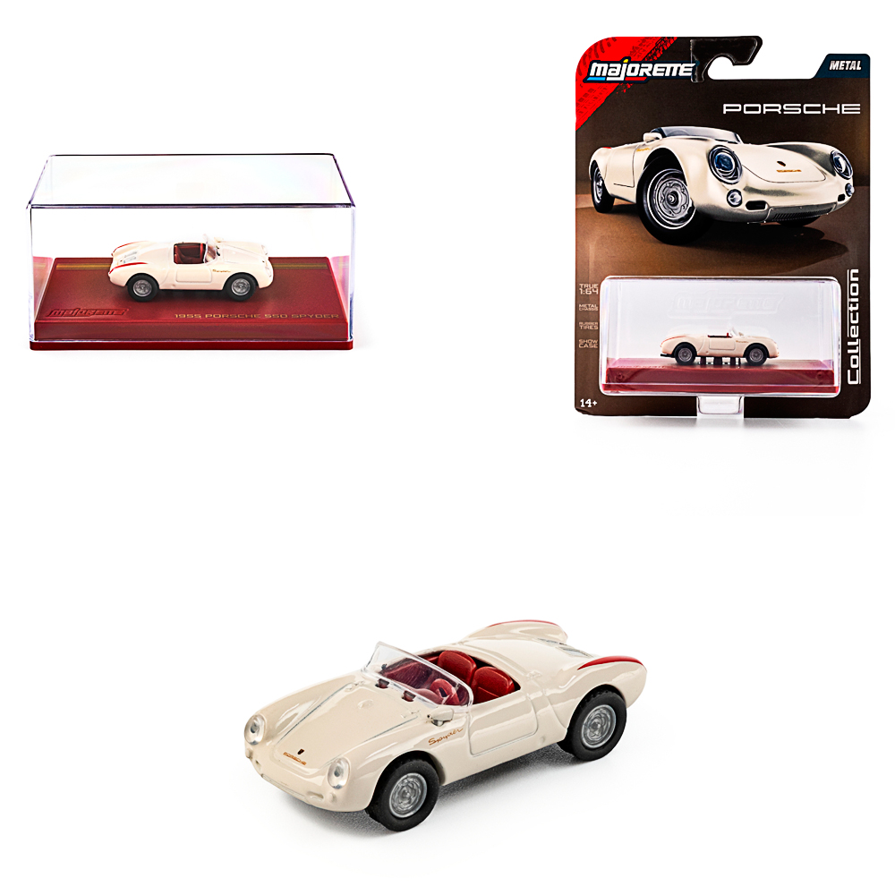 Majorette, Collection, 1955 Porsche Spyder, 1:64