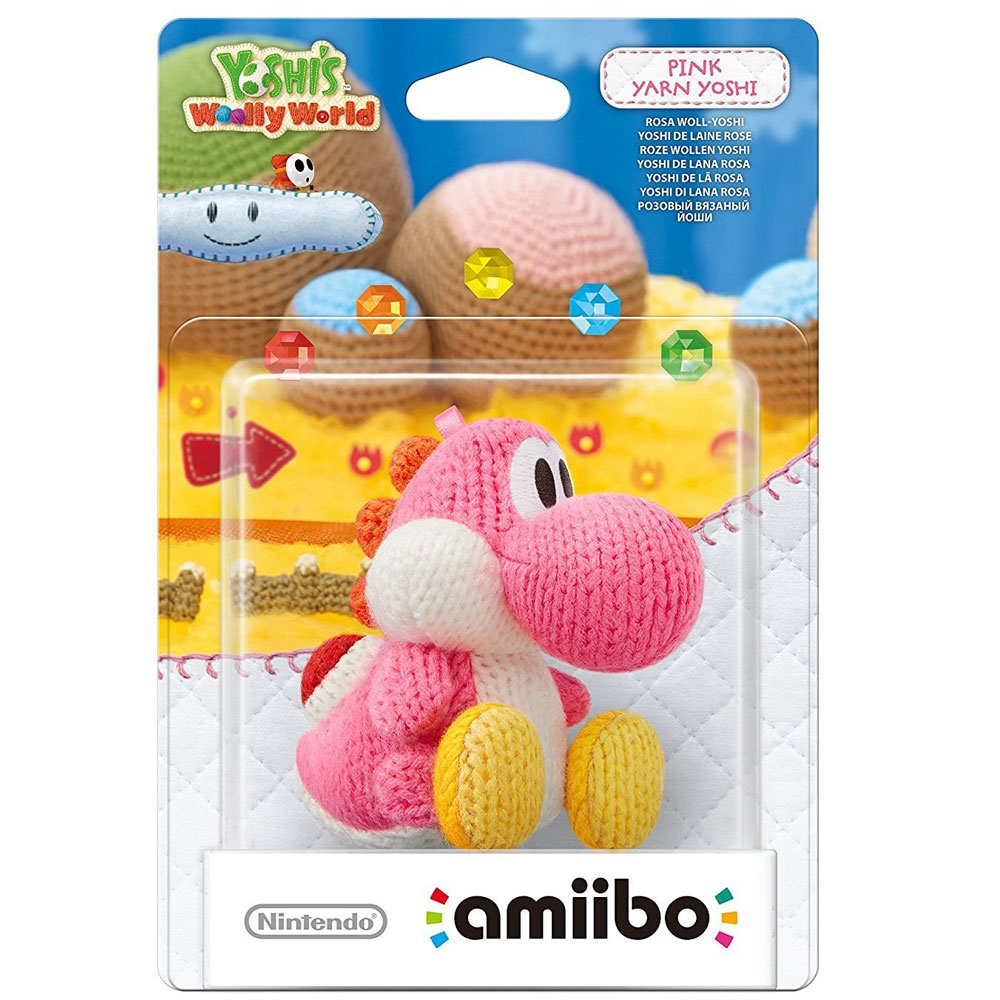 amiibo - Woll-Yoshi - Pink  Wii U / 3DS / 2DS