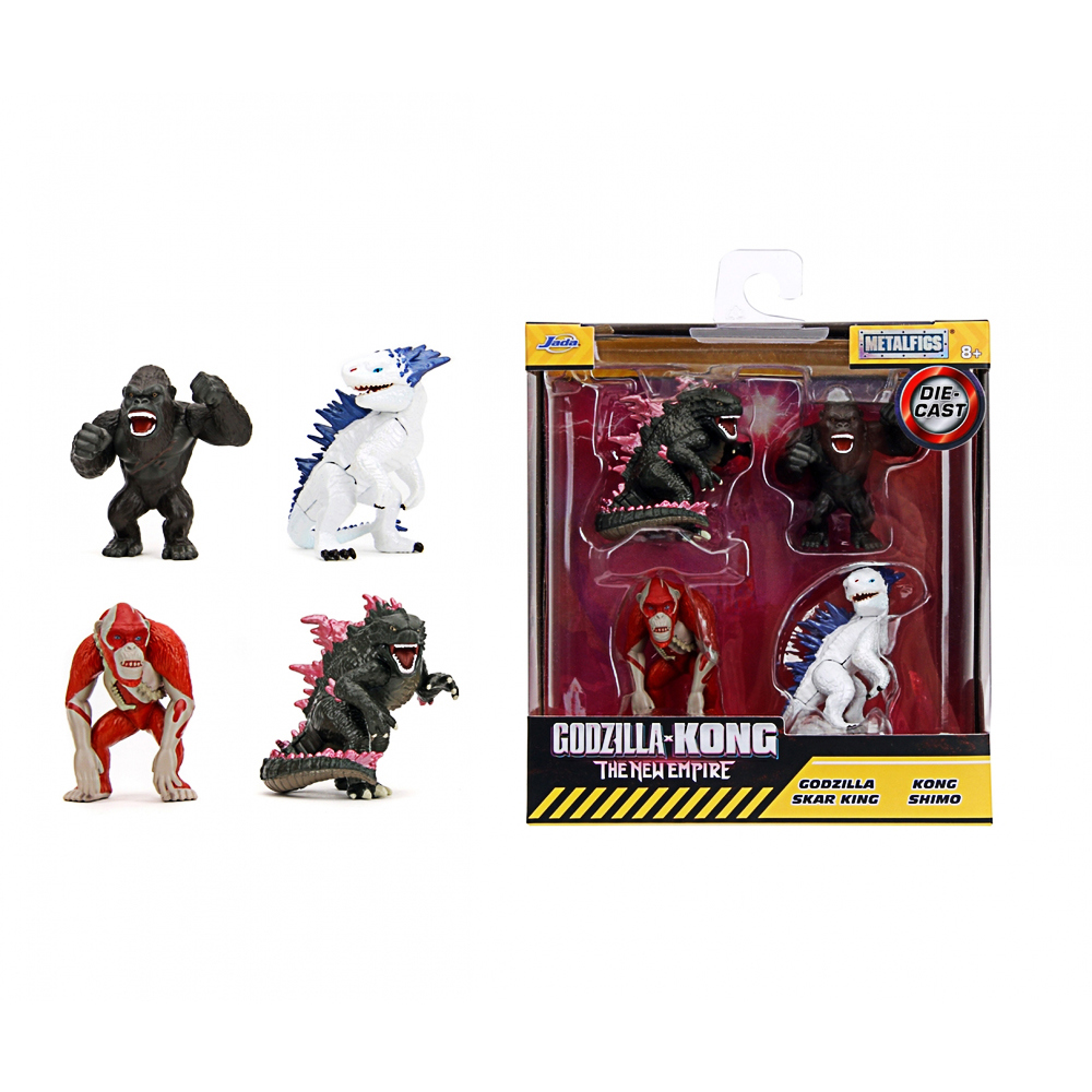 Jada, Godzilla 4-Pack Figures 2.5", Welle 1 Jada, Godzilla 4-Pack Figures 2.5", Welle 1