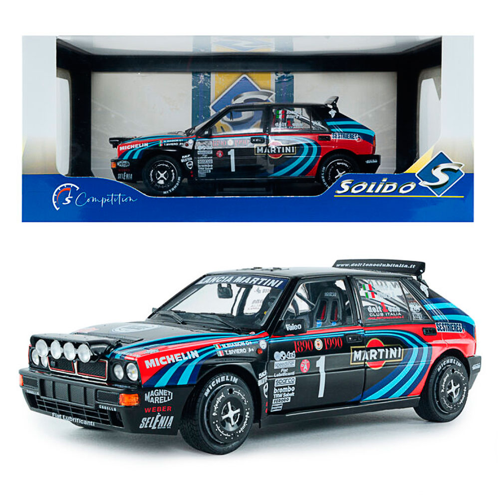 Solido, Lancia Delta HF Integrale #1 schwarz, 1:18