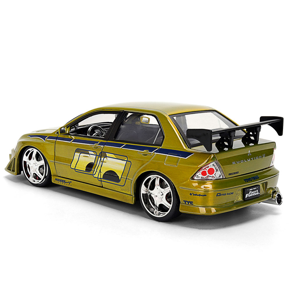 RC-Auto, Diecast, Gelb, Sportlimousine, Heckflügel