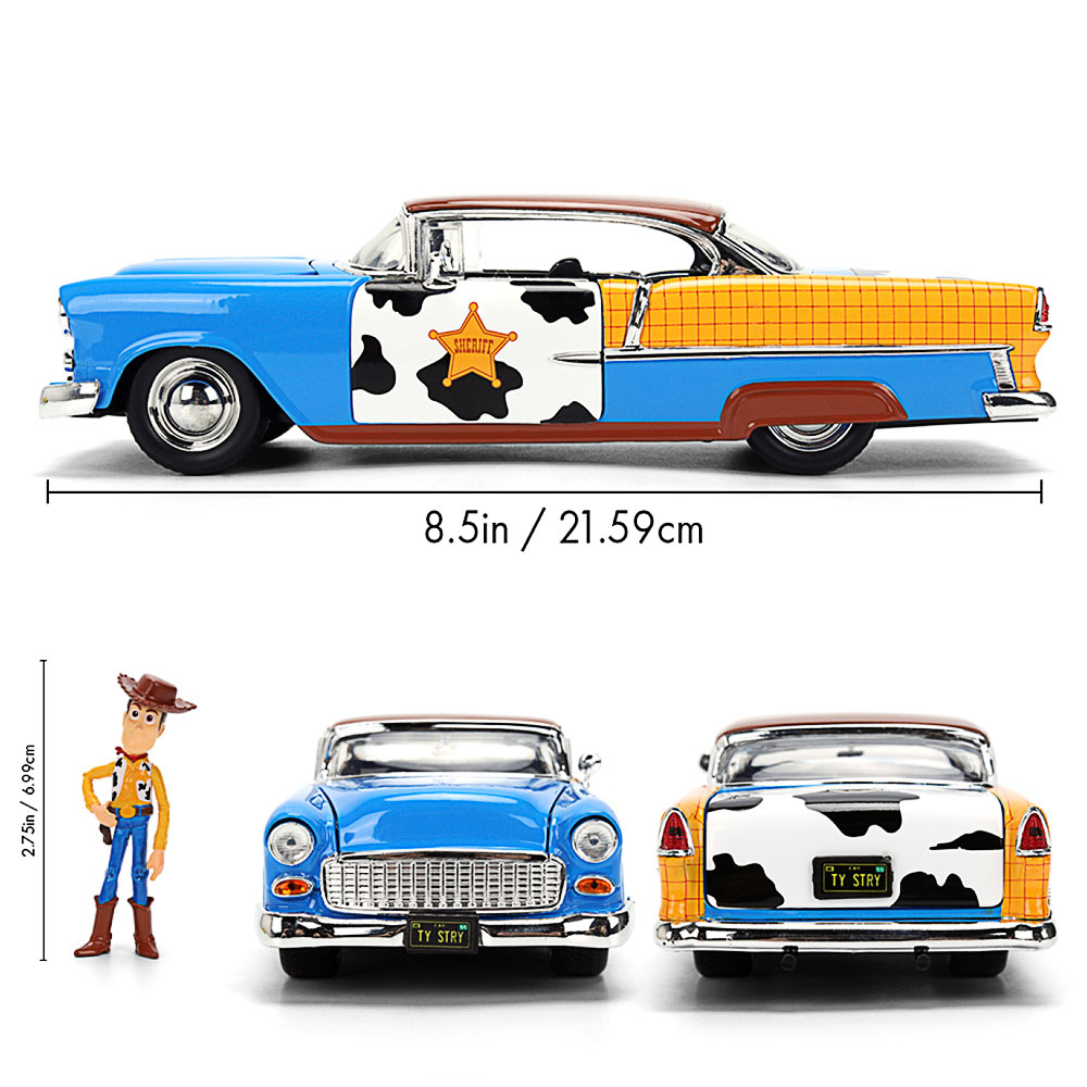 Jada, Toy Story Woody 1955 Chevrolet, 1:24