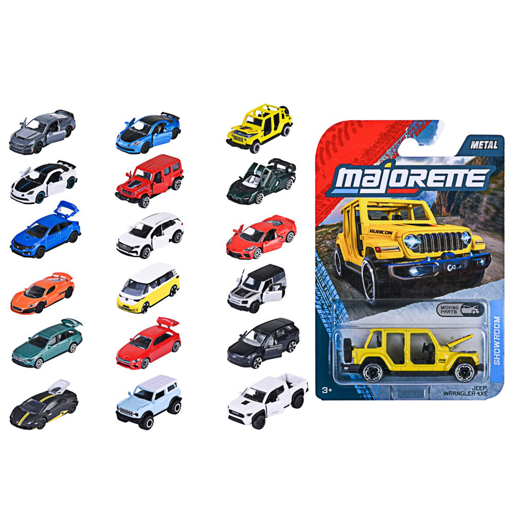 Majorette, Showroom Premium Cars, Jeep Wrangler 4XE, rot Majorette, Showroom Premium Cars, Jeep Wrangler 4XE, rot