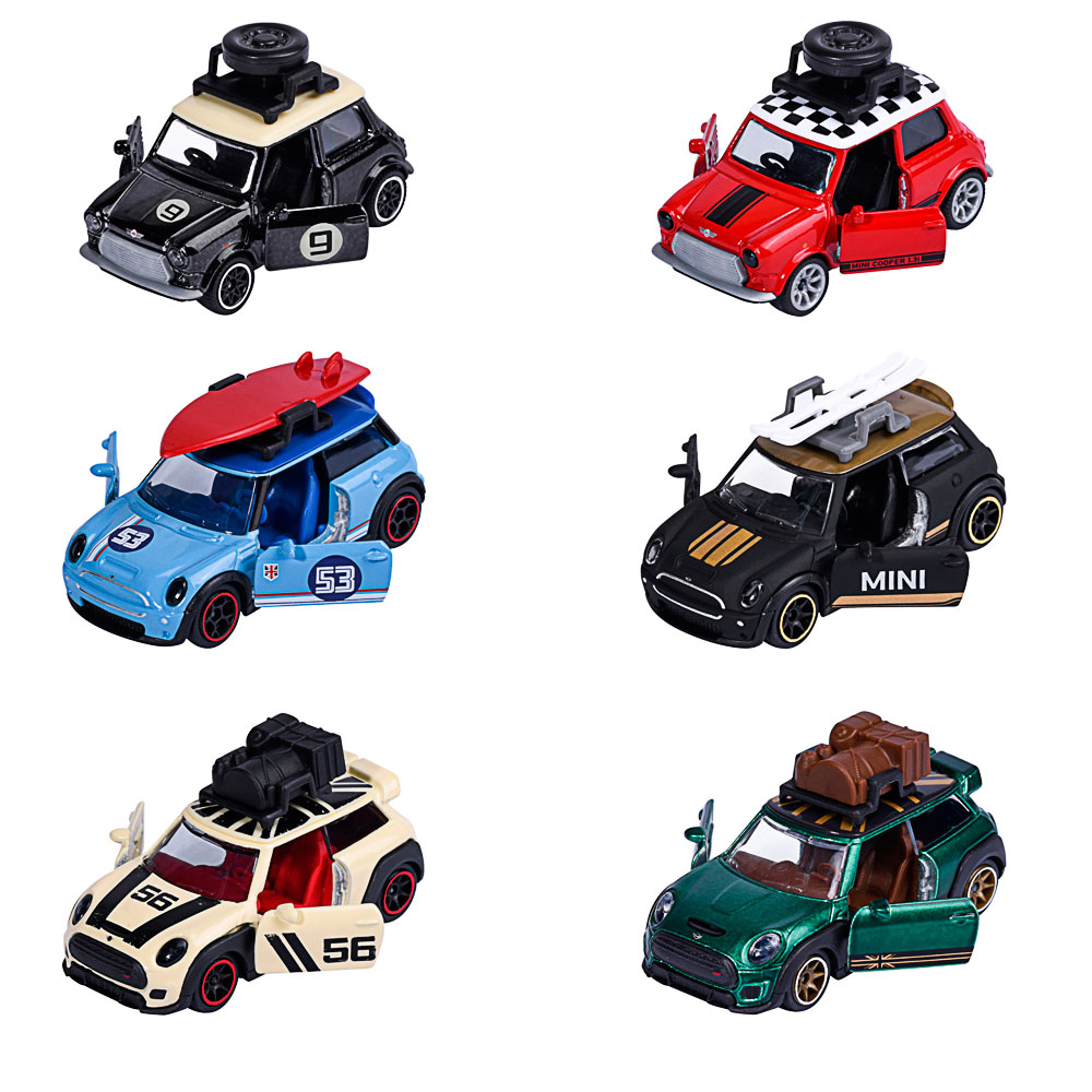 Majorette, Mini Deluxe Cars, Cooper S Blau
