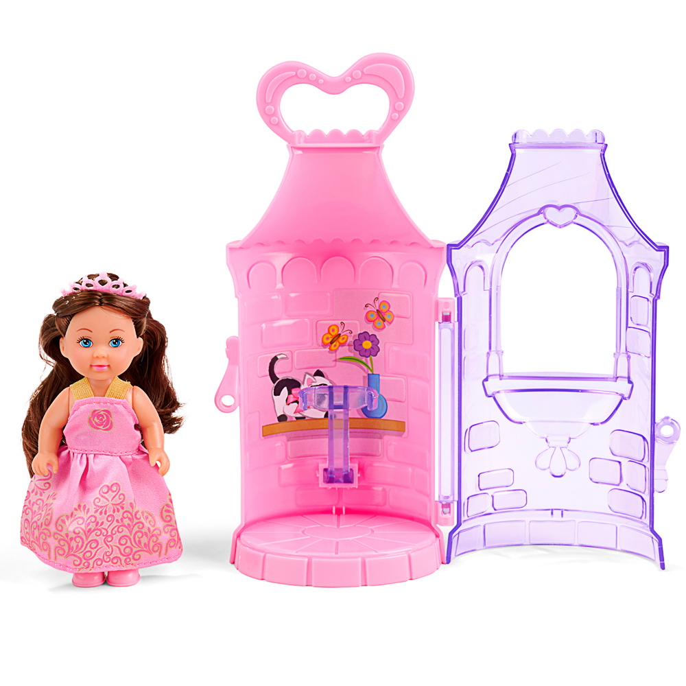 Puppenhaus, Puppenfiguren, Kleider Puppen, Spielset, Kunststoff