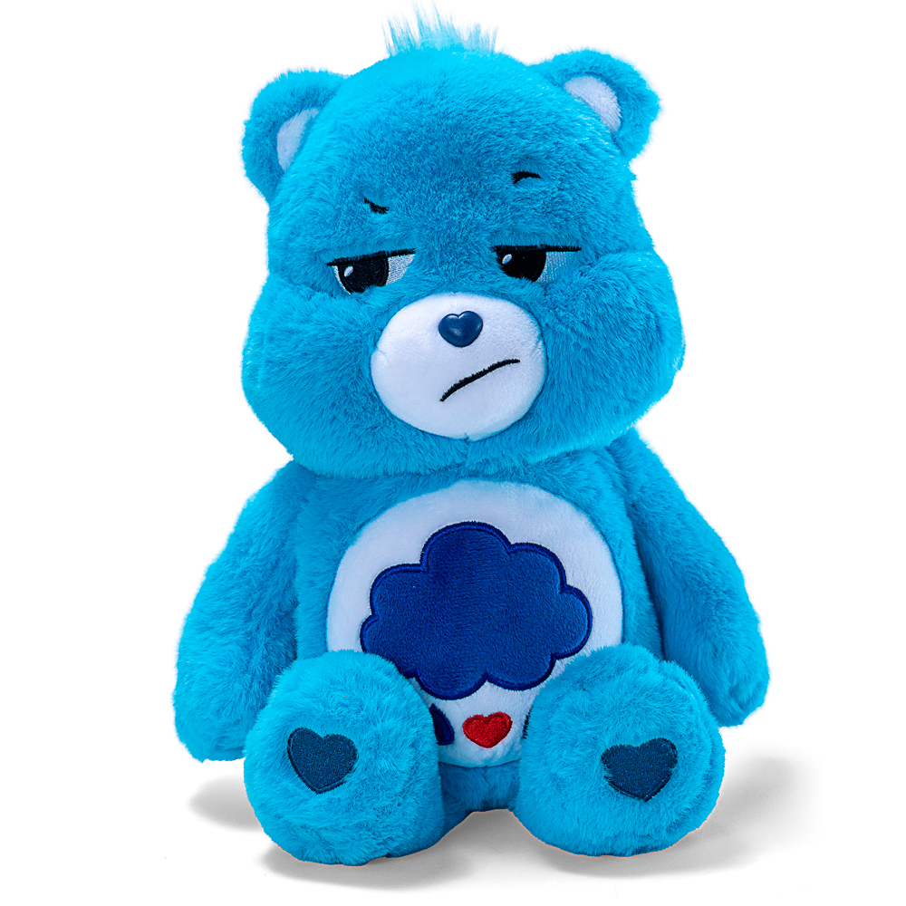 Plüschbär, Bär, Teddy, blau, Herz-Akzente