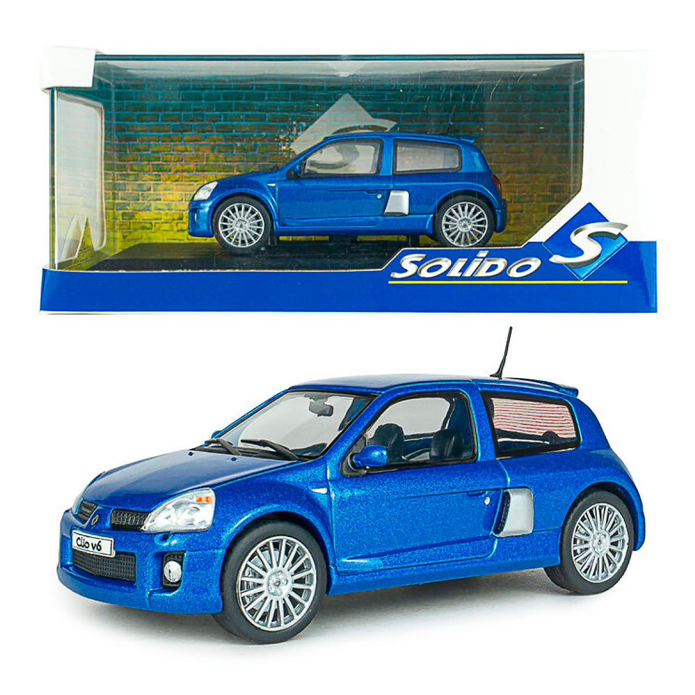 Solido, Renault Clio V6 PH.2 blau Iliade,  1:43