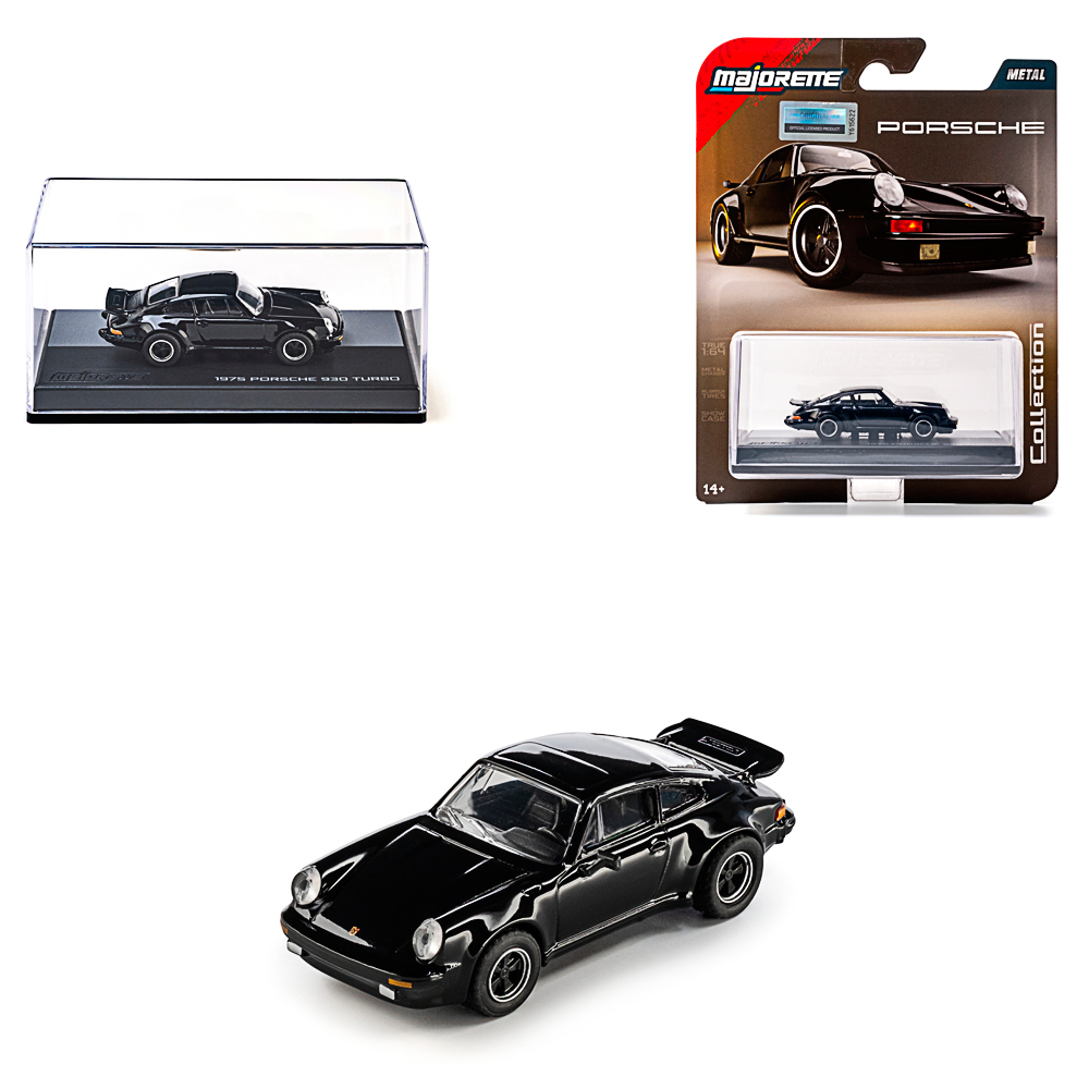 Porsche 911, Modelauto, Schwarz, Turbo, Kabinett