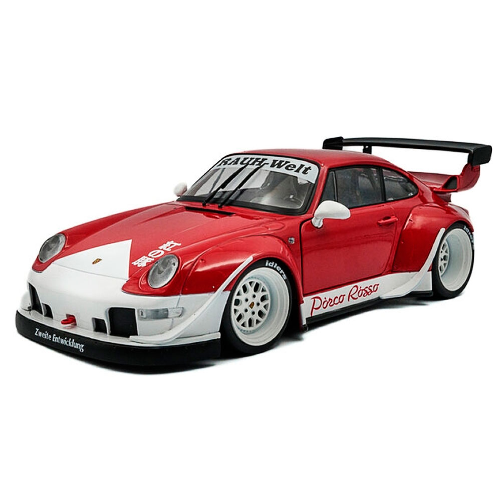 Solido, Porsche RWB BODYKIT PORCO ROSSO rot, 1:18