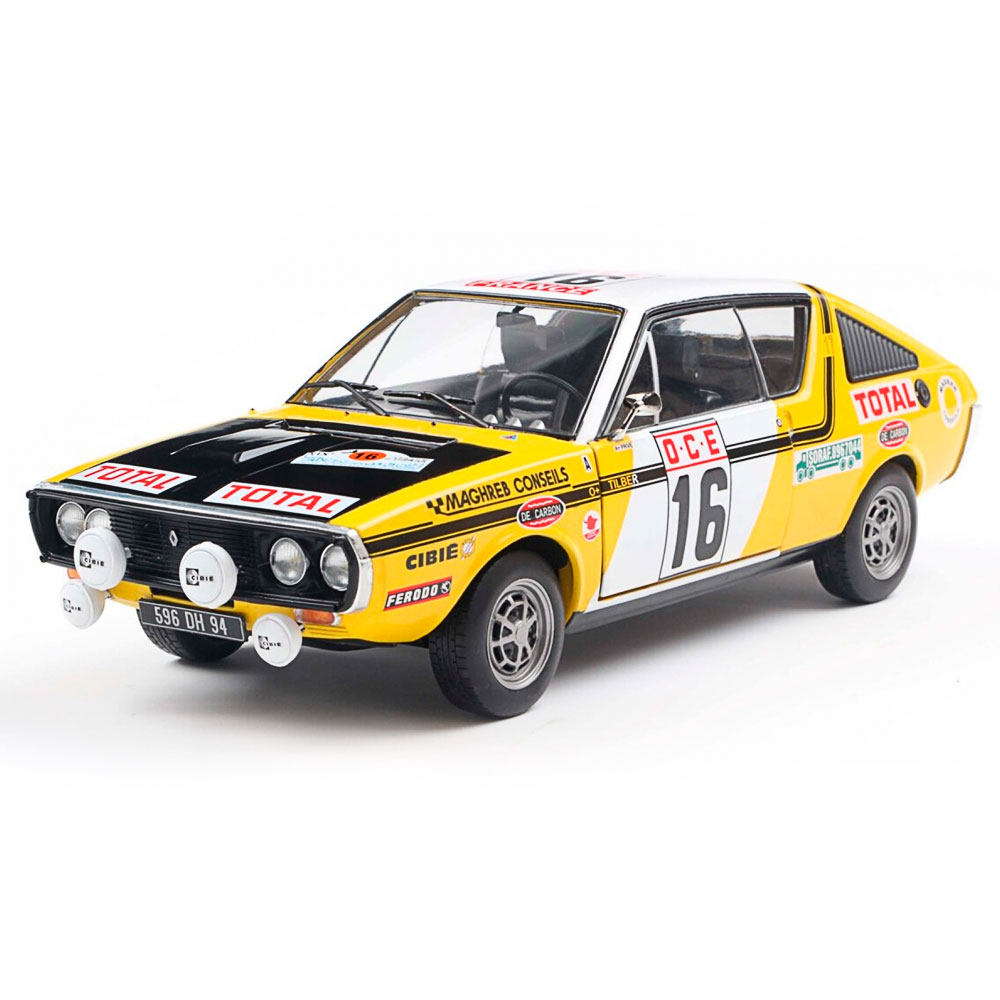 Solido, Renault 17 PH.1 #23 gelb,  1:18
