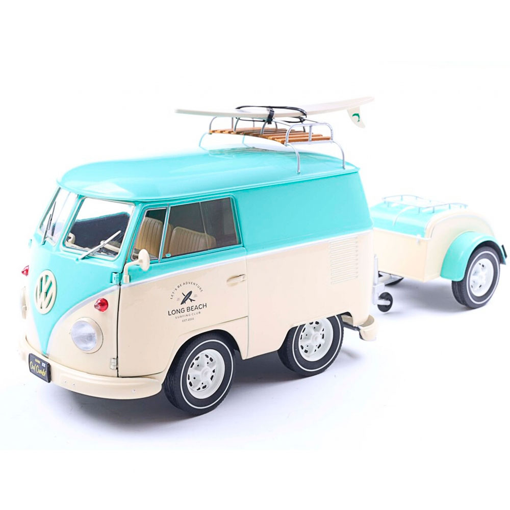 Solido, VW Kool Kombi mint grün/weiß 2024,  1:18