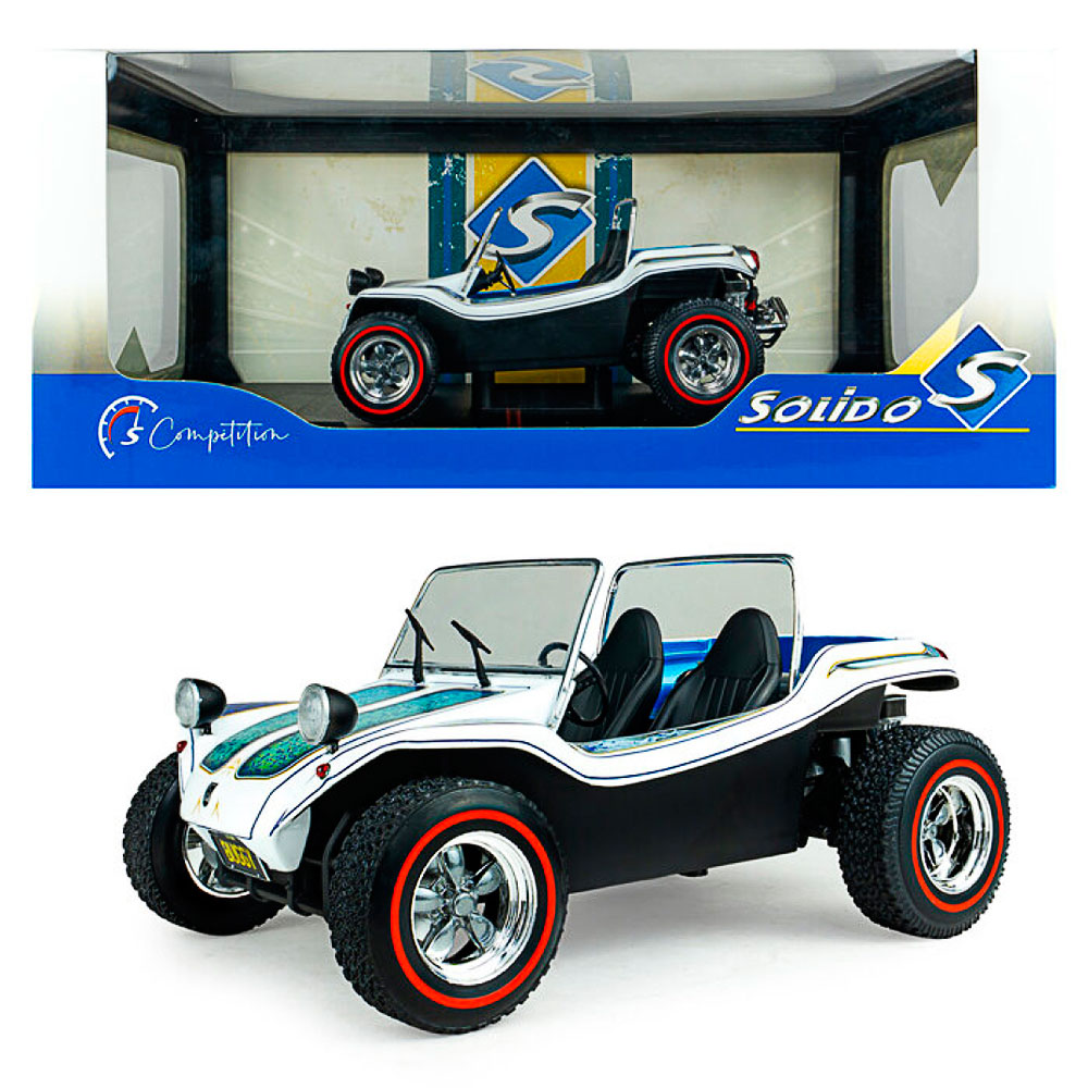 Solido, Meyers Manx Buggy weiß, grün, 1:18