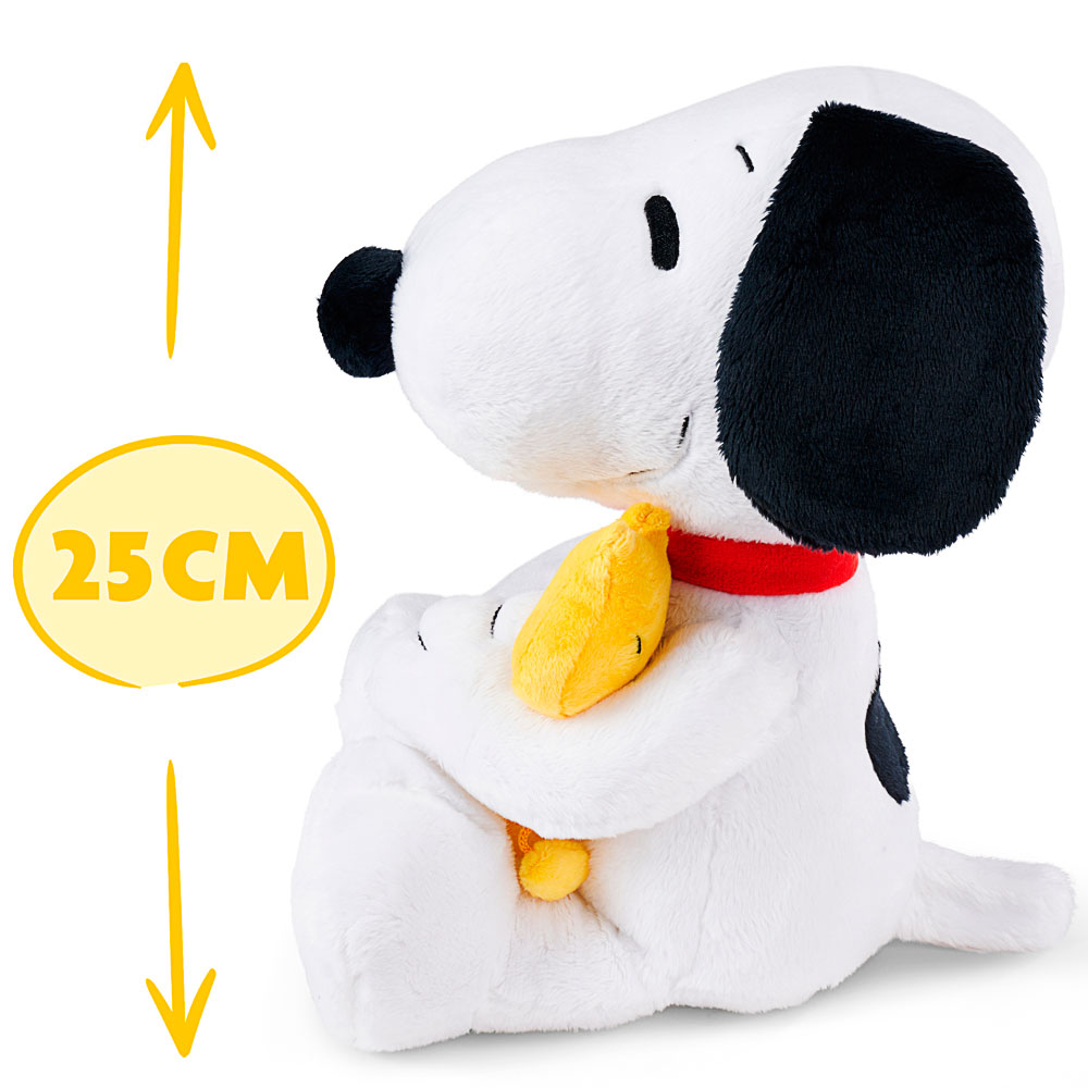 Simba, Peanuts - Snoopy sitzend mit Woodstock, ca 25 cm