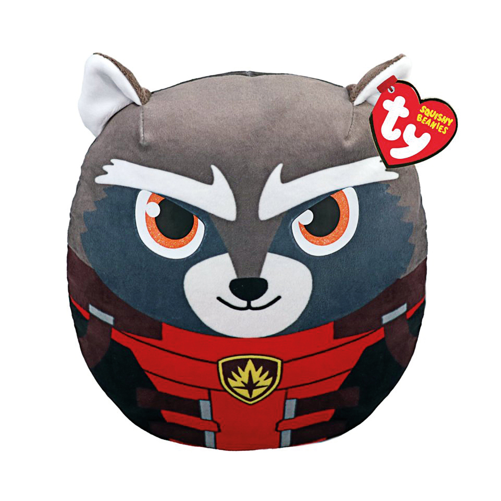 Ty Squishy Beanies, Rocket, Marvel, ca 35 cm