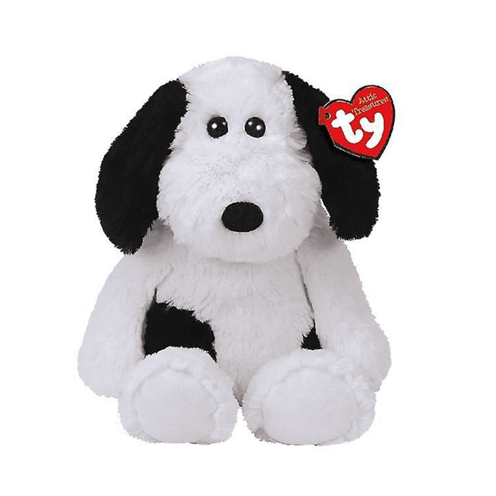 Ty Cuddlys, "Muggy", Hund schwarz/weiss 33cm