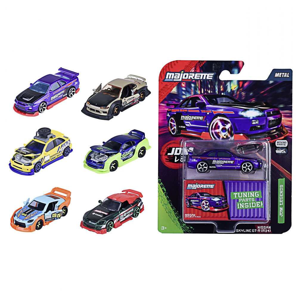 Majorette , JDM Legends Deluxe Cars,  7fach sortiert Majorette , JDM Legends Deluxe Cars,  7fach sortiert
