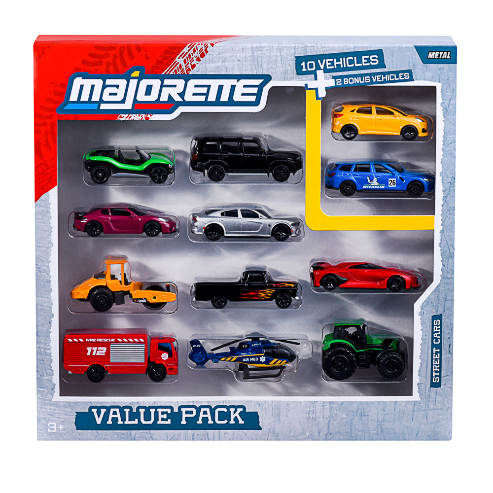 Majorette, Street Cars 12 pieces Value Pack