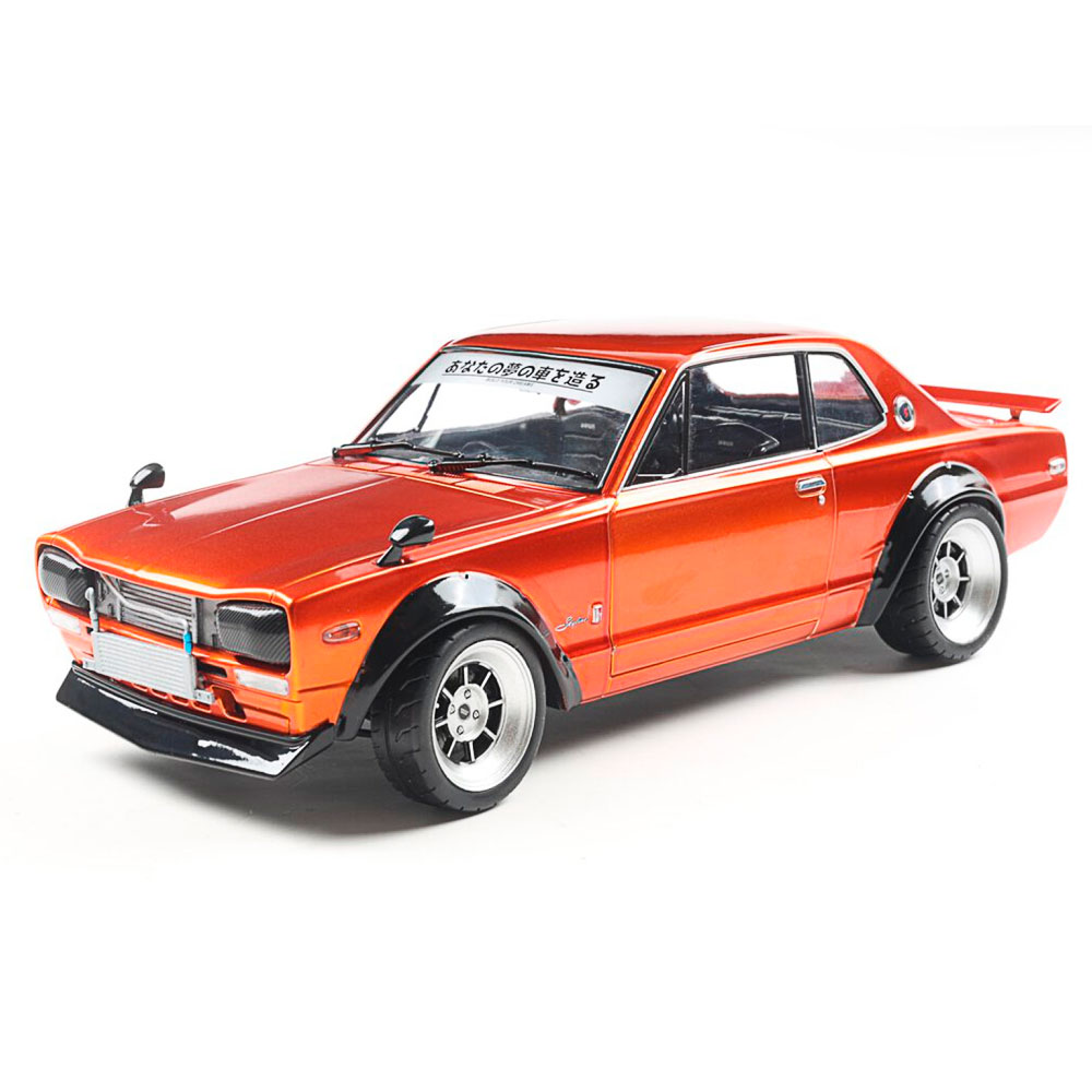 Solido, Nissan Skyline (C10) HAKOSUKA orange, 1:18