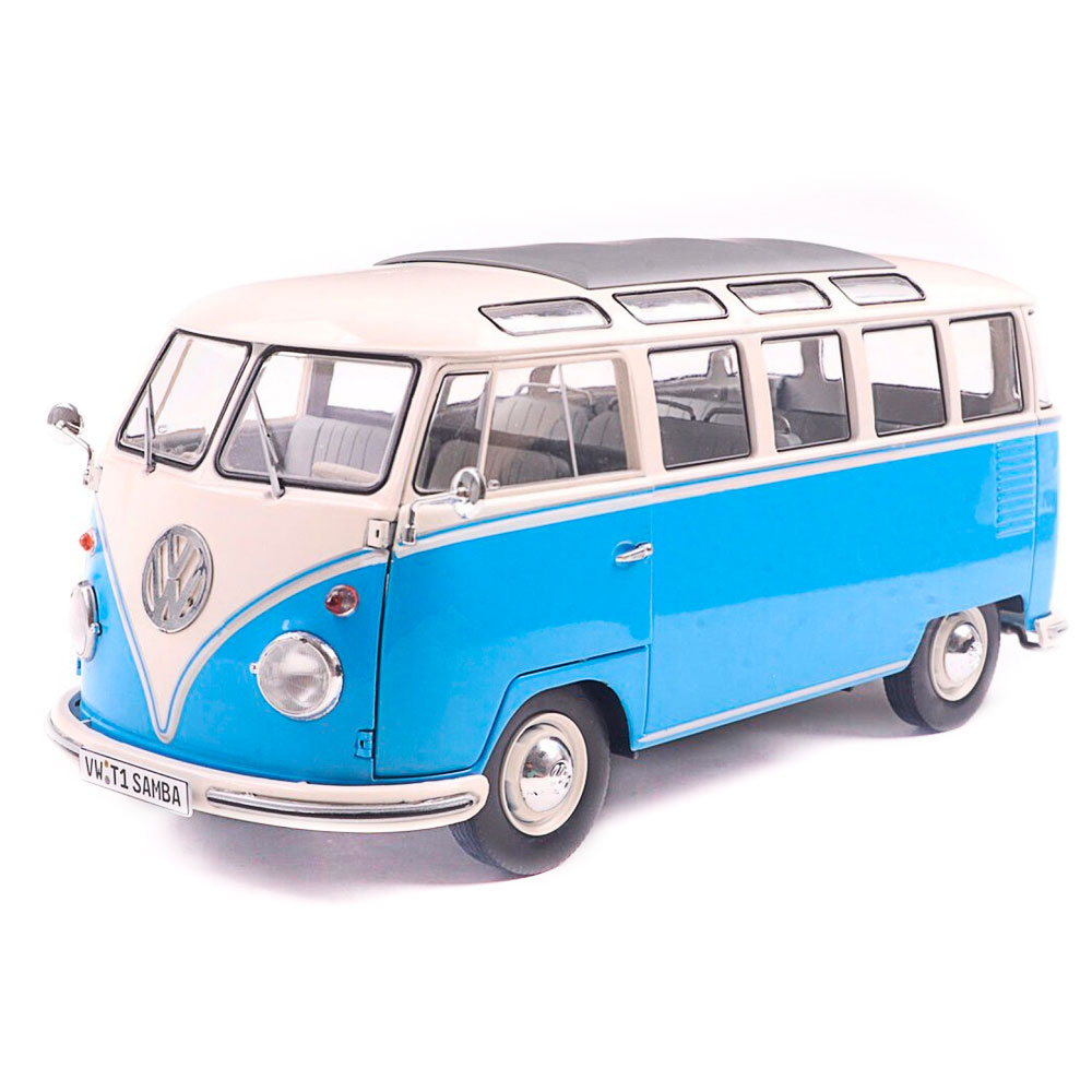 Solido, VW T1 21 WINDOWS b. blau/weiß,  1:18