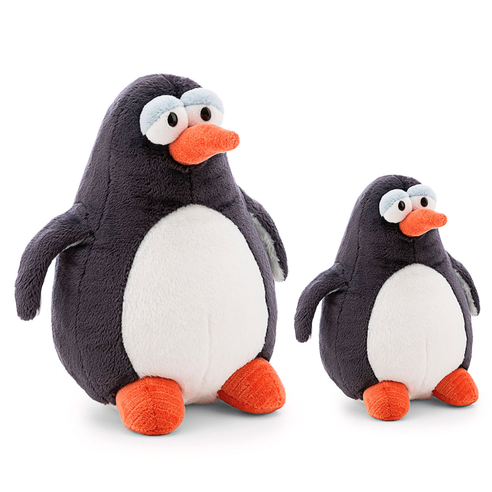 Nici, Sitzendes Kuscheltier Pinguin Jorge Thunder, ca 16 cm