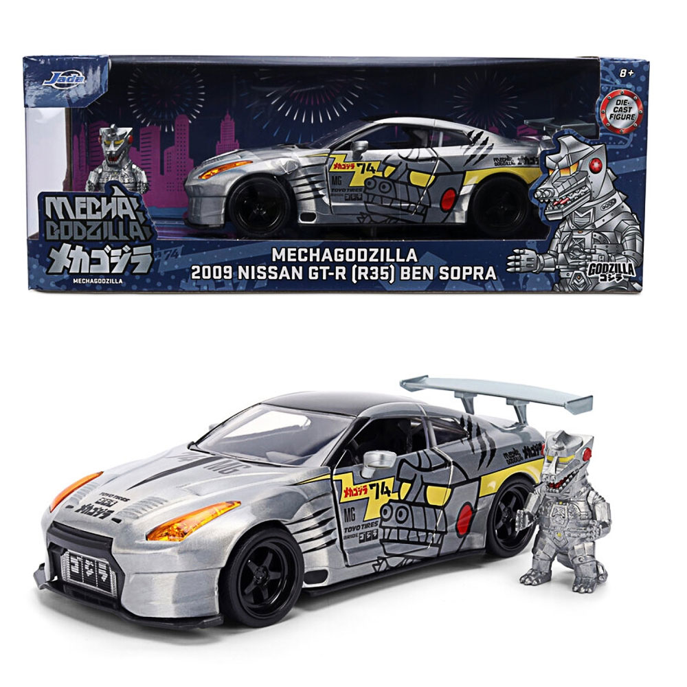 Jada, Mechagodzilla 2009 Nissan GT-R 1:24 Jada, Mechagodzilla 2009 Nissan GT-R 1:24