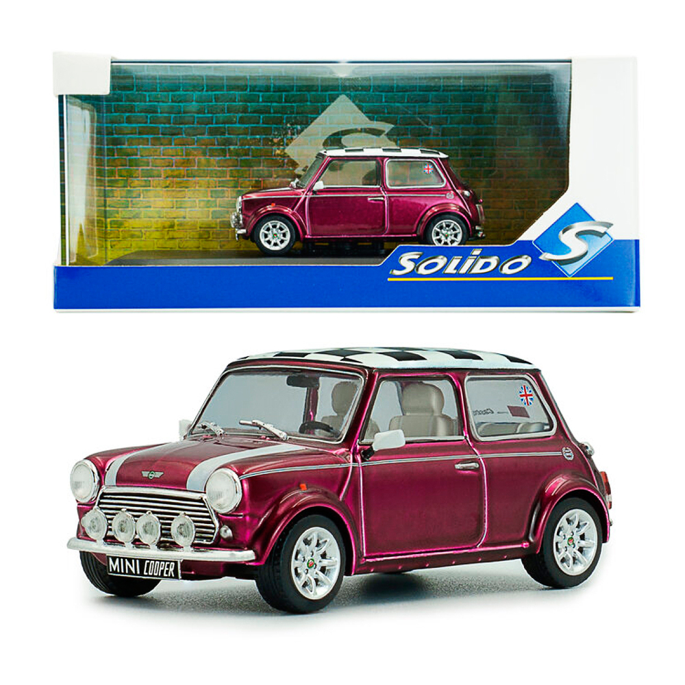 Solido, Mini Cooper Sport 1997 purple, 1:43
